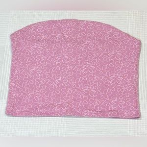 Pink Floral Summer Bando Top